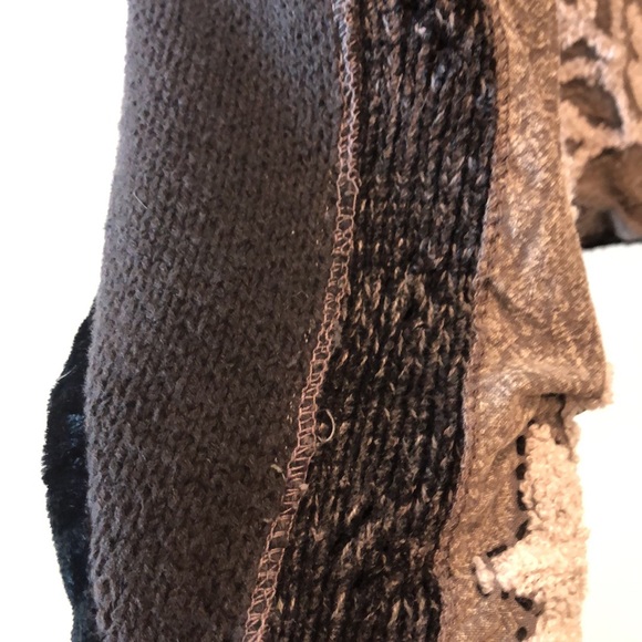 Coldwater creek patchwork sweater. Size S - Picture 5 of 7